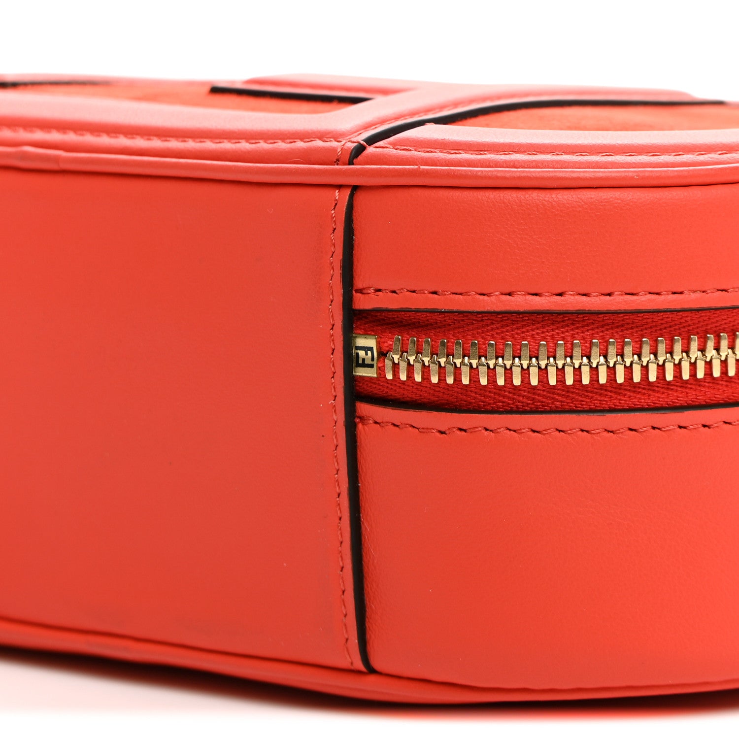 Fendi Vitello Grace Camoscio O'Lock Mini Camera Case Tulipano 9 of 9