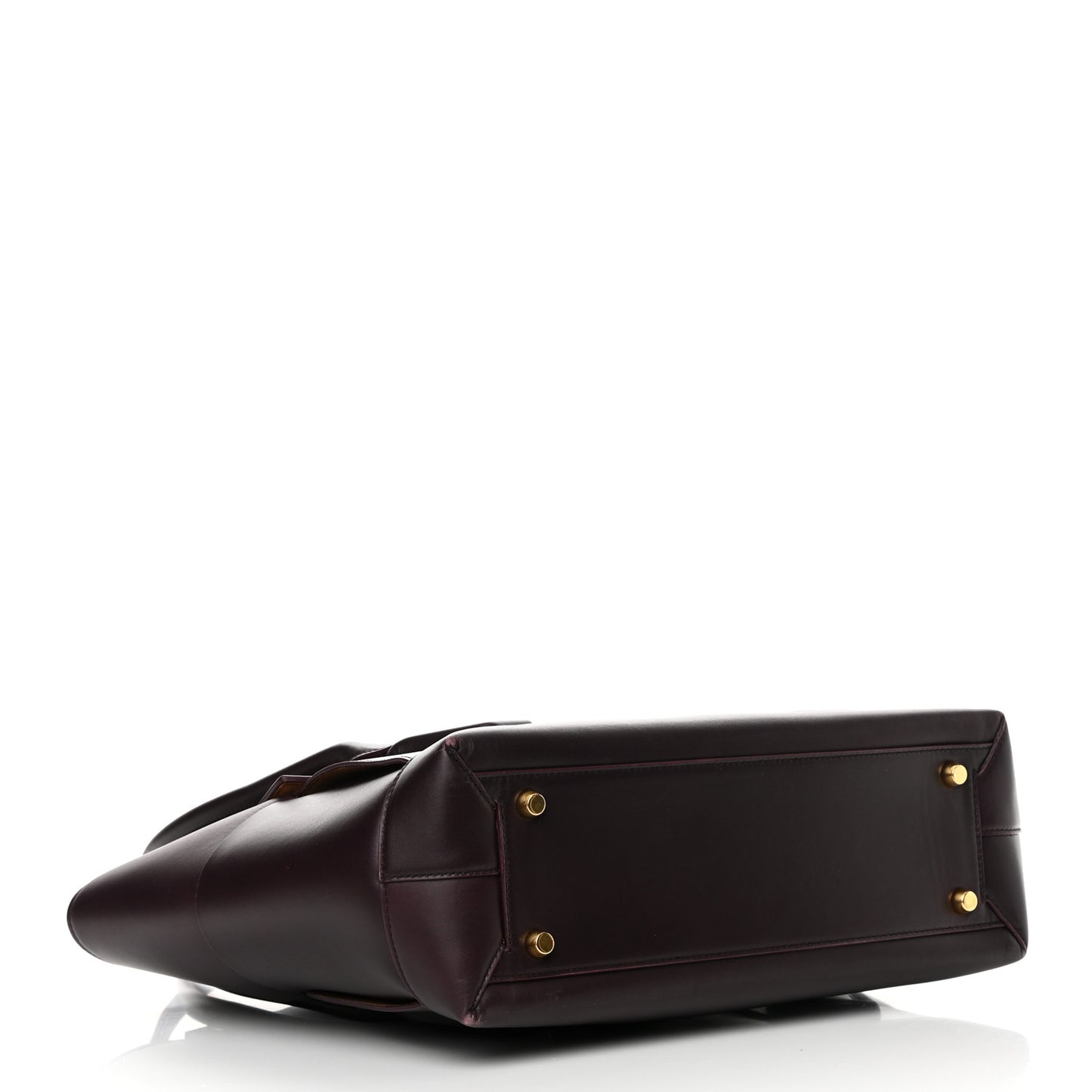 French Calfskin Maxi Intrecciato Medium Arco Grape