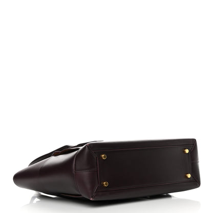 Bottega Veneta French Calfskin Maxi Intrecciato Medium Arco Grape 4 of 18