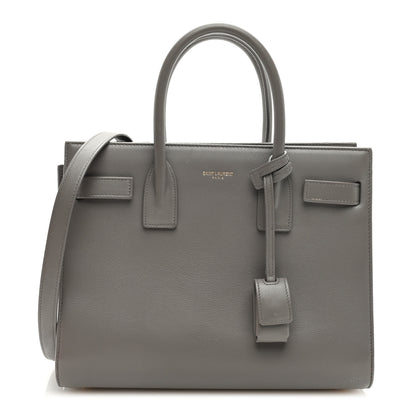 Saint Laurent Calfskin Baby Sac De Jour Fog 1 of 9