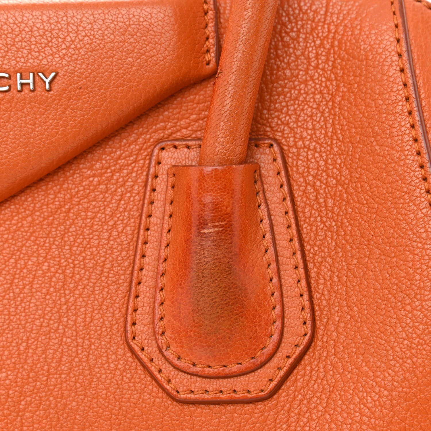 Givenchy Sugar Goatskin Small Antigona Orange 11 of 19