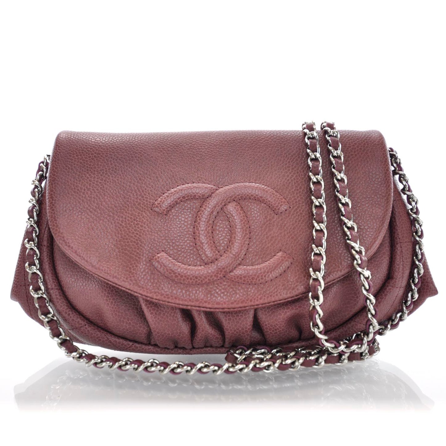 Caviar Half Moon Wallet On Chain WOC