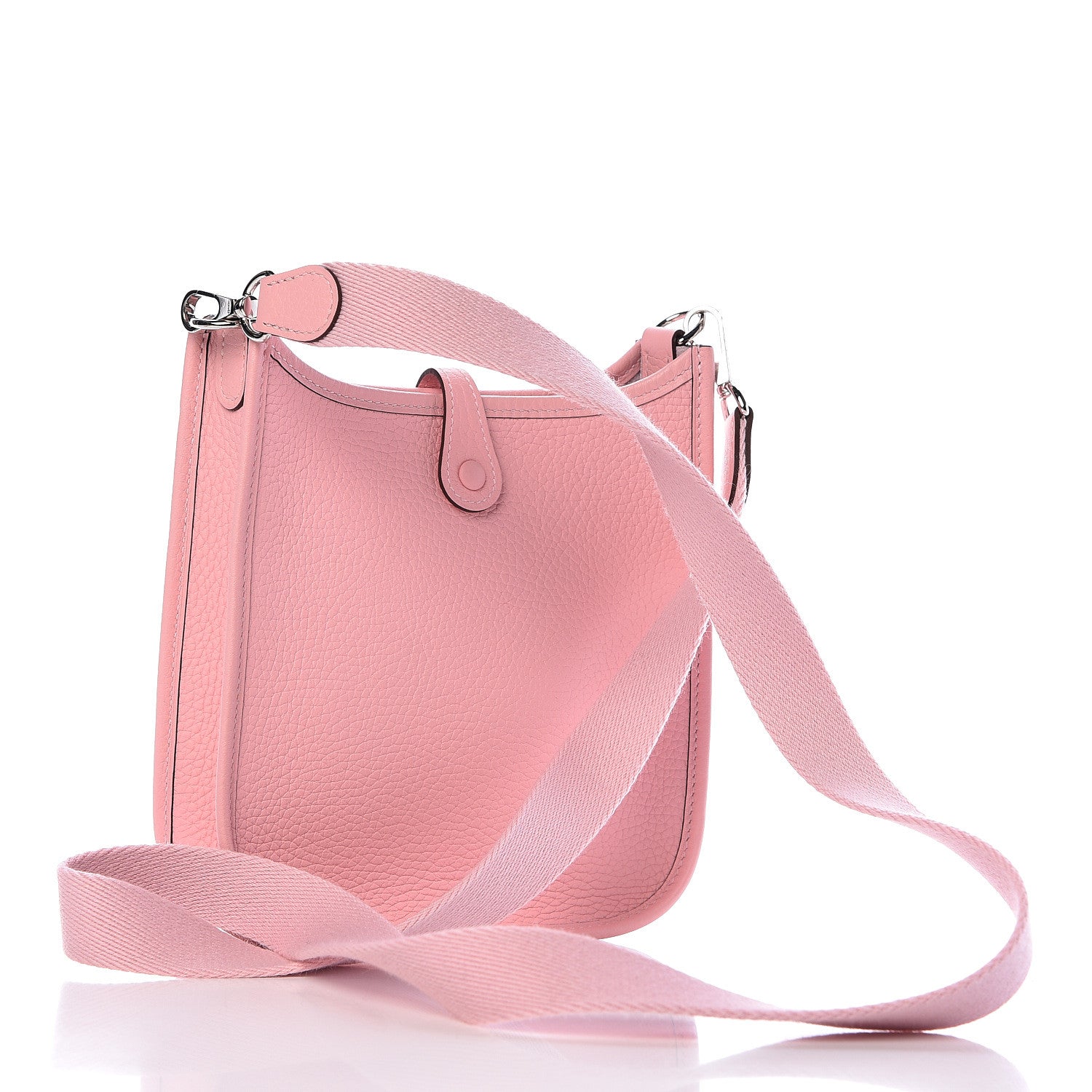 Hermes Taurillon Clemence Evelyne TPM Rose Sakura 3 of 10
