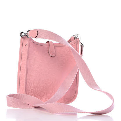 Hermes Taurillon Clemence Evelyne TPM Rose Sakura 3 of 10