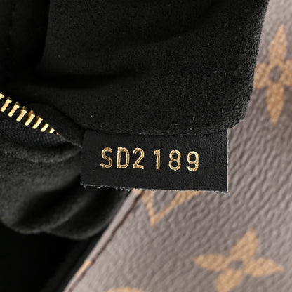 Louis Vuitton Monogram Flower Hobo Black 6 of 11