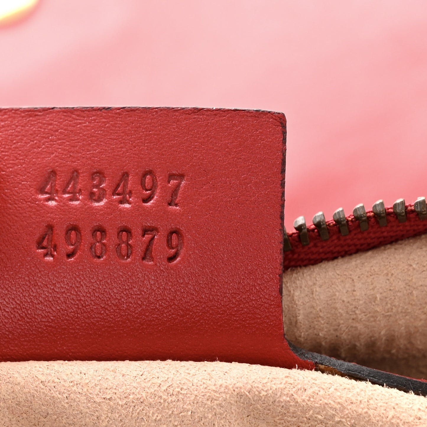 Calfskin Matelasse Small GG Marmont Shoulder Bag Hibiscus Red