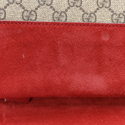 Gucci GG Supreme Monogram Small Dionysus Shoulder Bag Red 14 of 14