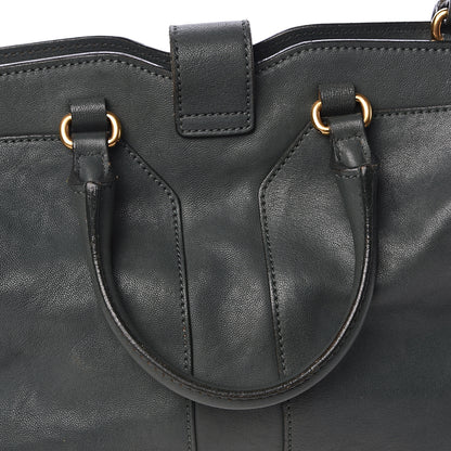 Saint Laurent Sheepskin Small Cabas ChYc Dark Green 14 of 19
