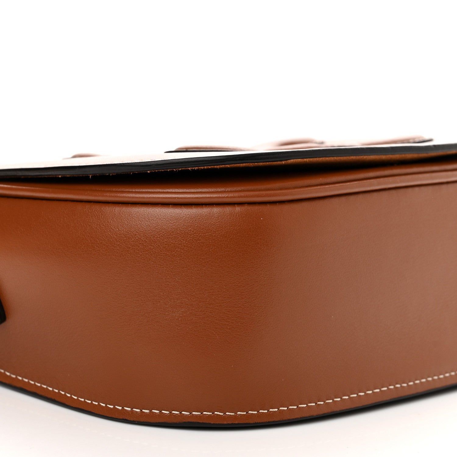 Celine Smooth Calfskin Cuir Triomphe Folco Crossbody Bag Tan 10 of 11