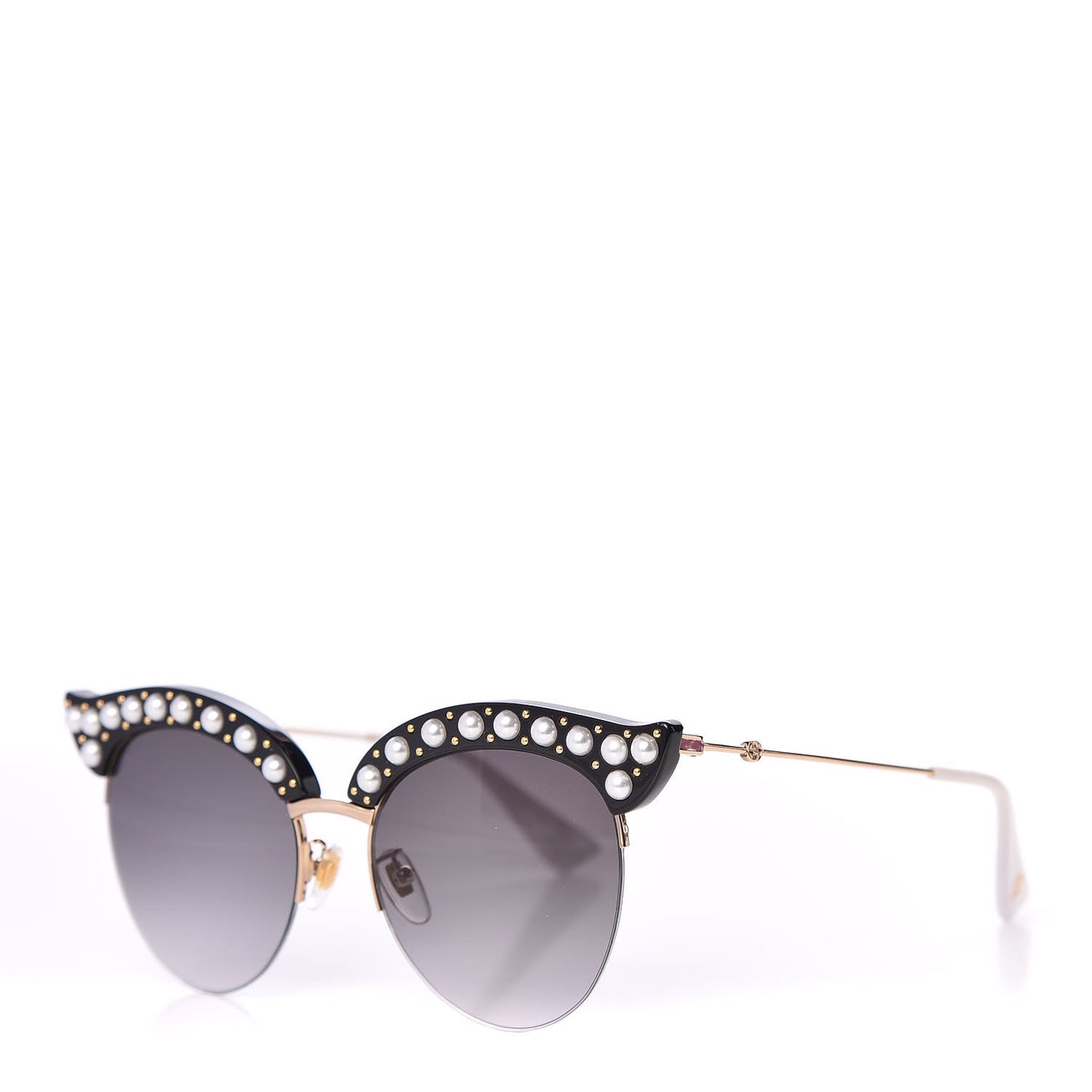 Pearl Cat Eye Sunglasses GG0212S Black