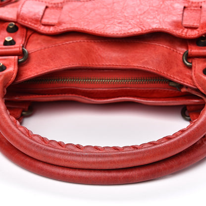 Balenciaga Agneau Classic Hardware First Rouge Coquelicot 10 of 16