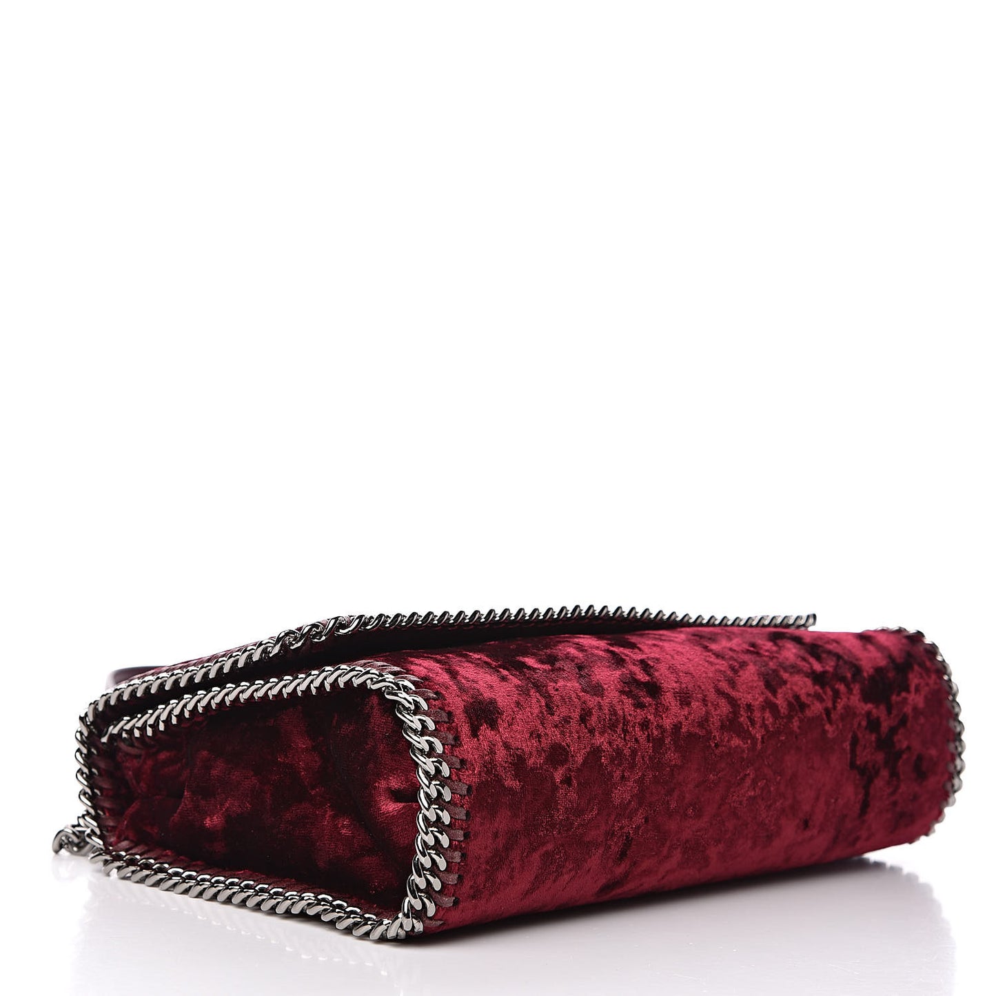 Velvet Falabella Crossbody Bag Burgundy