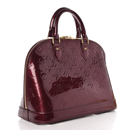 Louis Vuitton Vernis Alma PM Amarante 3 of 9