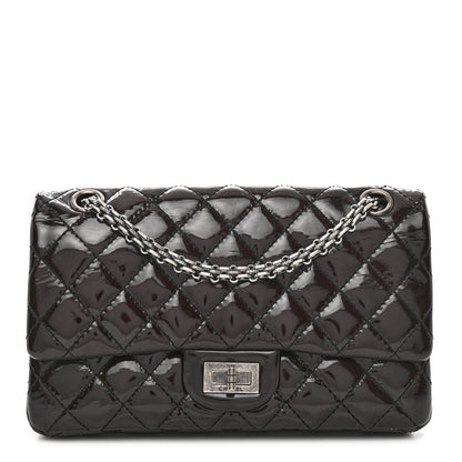 Chanel Patent Calfskin Quilted 2.55 Reissue 225 Flap Black 1 of 13
