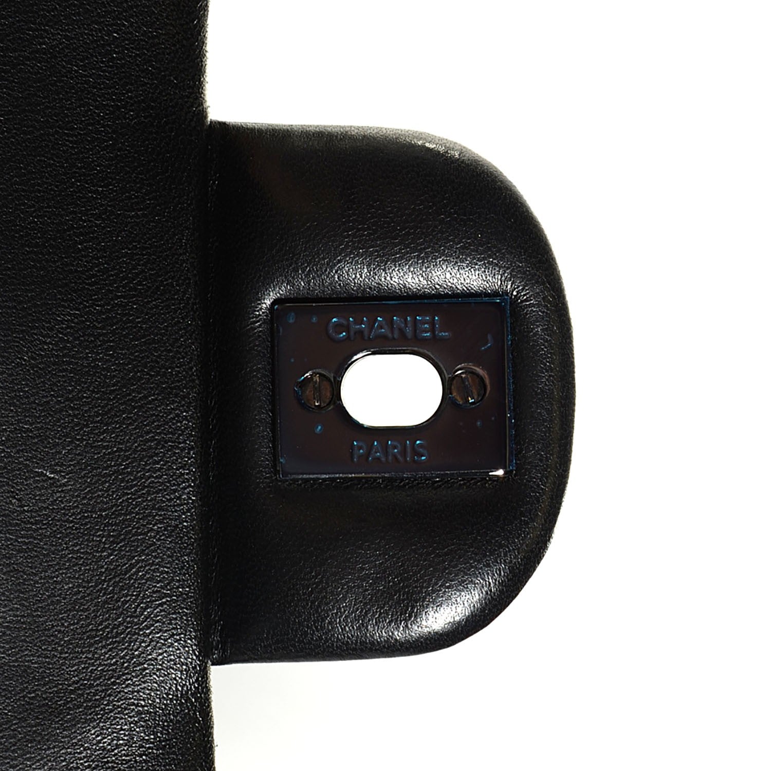 Chanel Lambskin Chevron 11.12 Medium Double Flap So Black 8 of 9