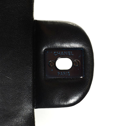 Chanel Lambskin Chevron 11.12 Medium Double Flap So Black 8 of 9