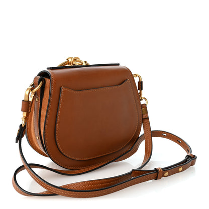 Chloe Calfskin Suede Medium Nile Bracelet Bag Caramel 3 of 10