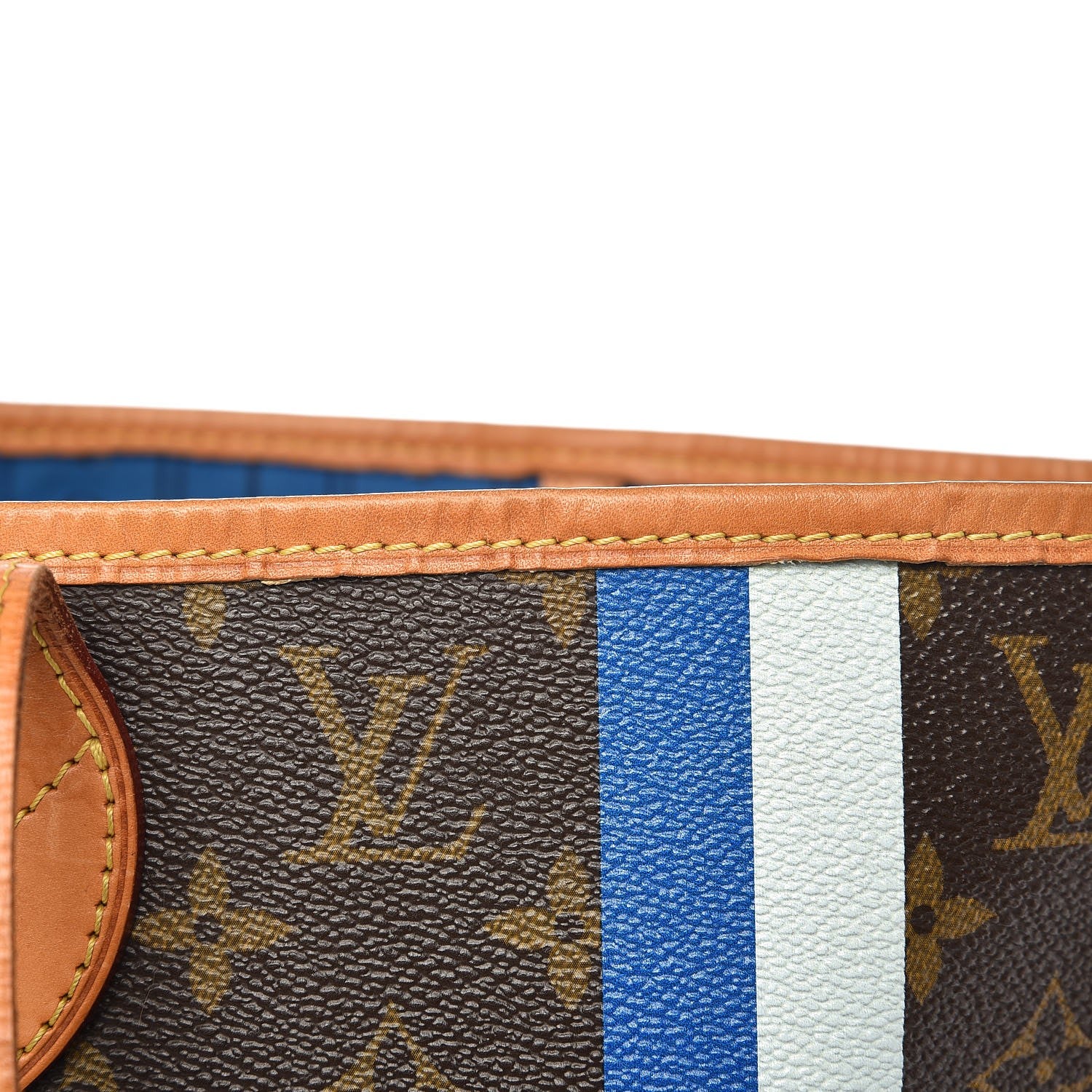 Louis Vuitton Monogram My LV Heritage Neverfull MM Blue De France Gris 9 of 16