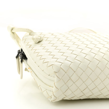 Bottega Veneta Nappa Intrecciato Nodini Crossbody Messenger White 9 of 11