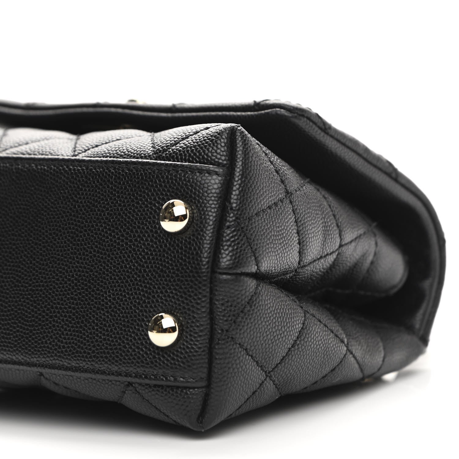 Chanel Caviar Quilted Extra Mini Coco Handle Flap Black 10 of 11