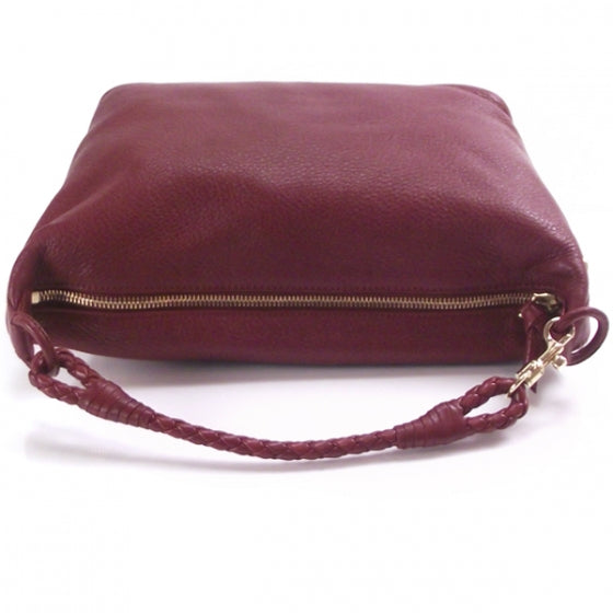 Leather Woven Hand Bag