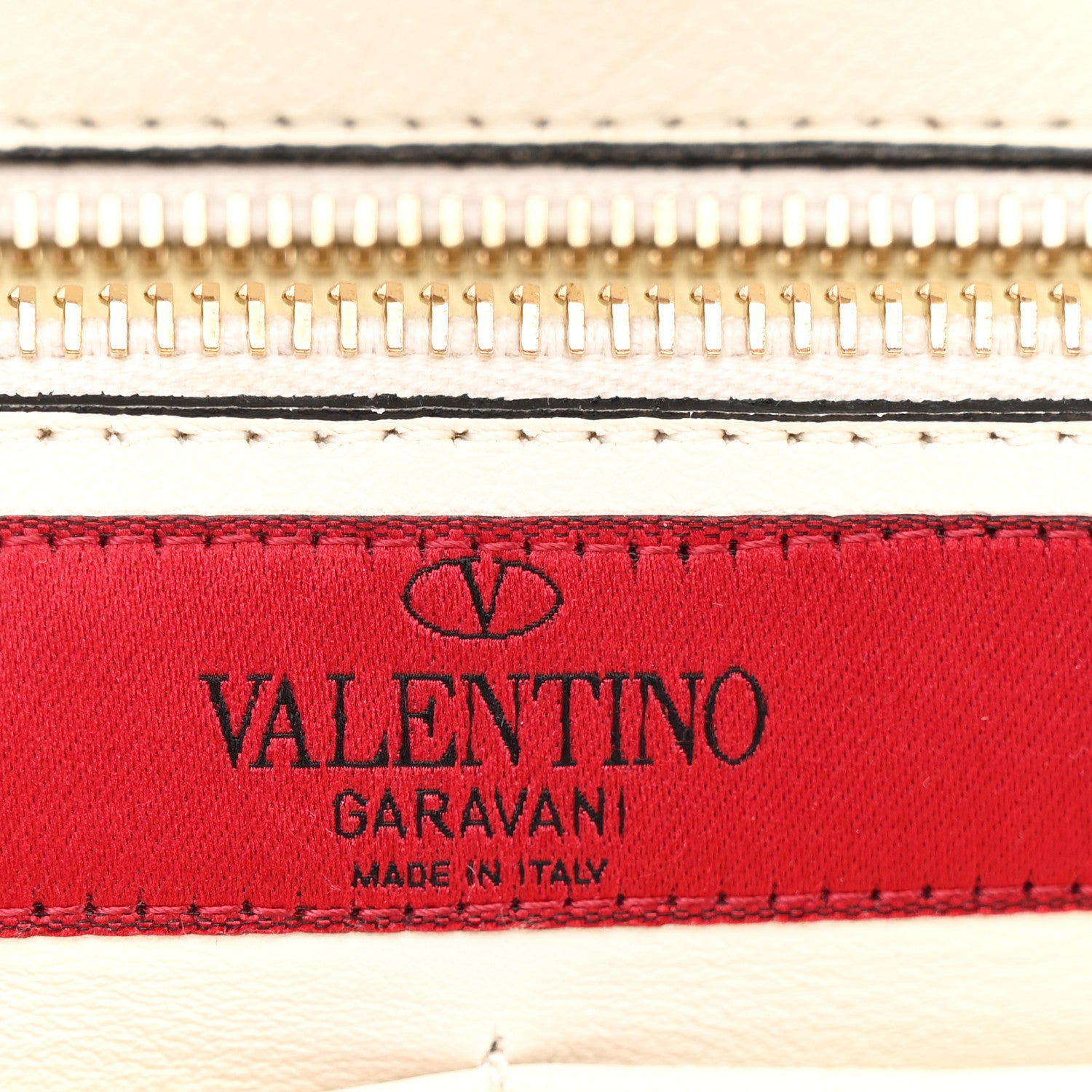 Valentino Garavani Vitello Medium Rockstud All Over Tote White 6 of 9