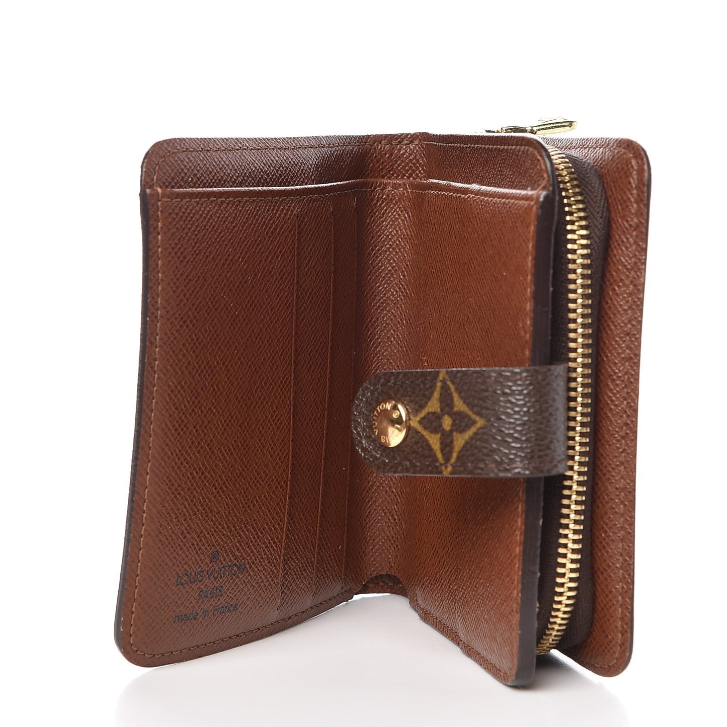 Monogram Compact Zippe Zipped Wallet