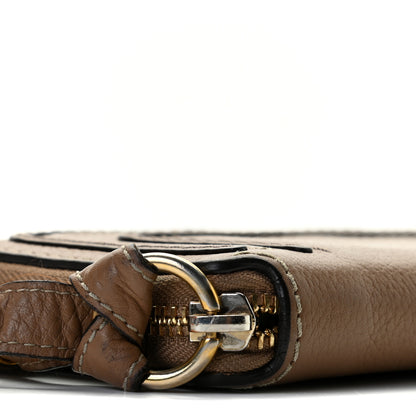 Chloe Grained Calfskin Marcie Long Zip Around Wallet Nut 6 of 13
