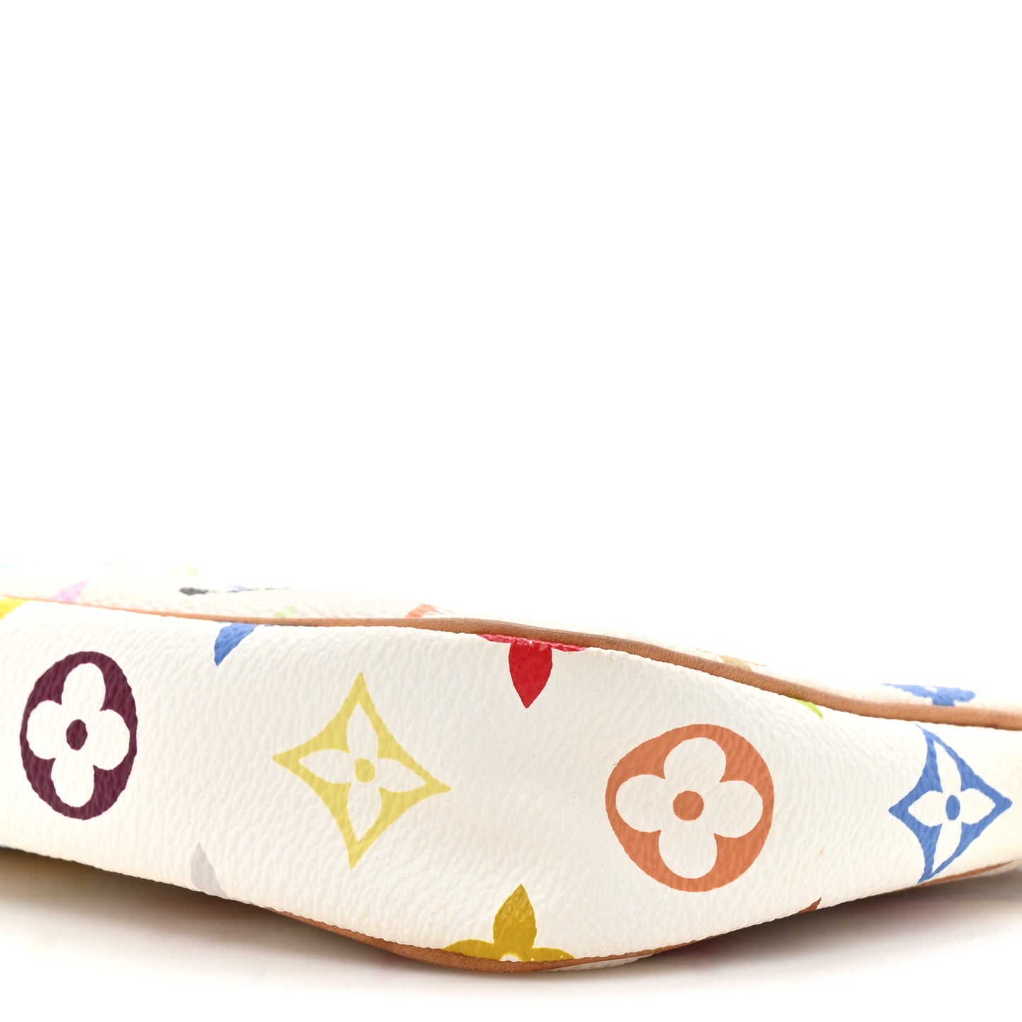 Monogram Multicolor Pochette Accessories White