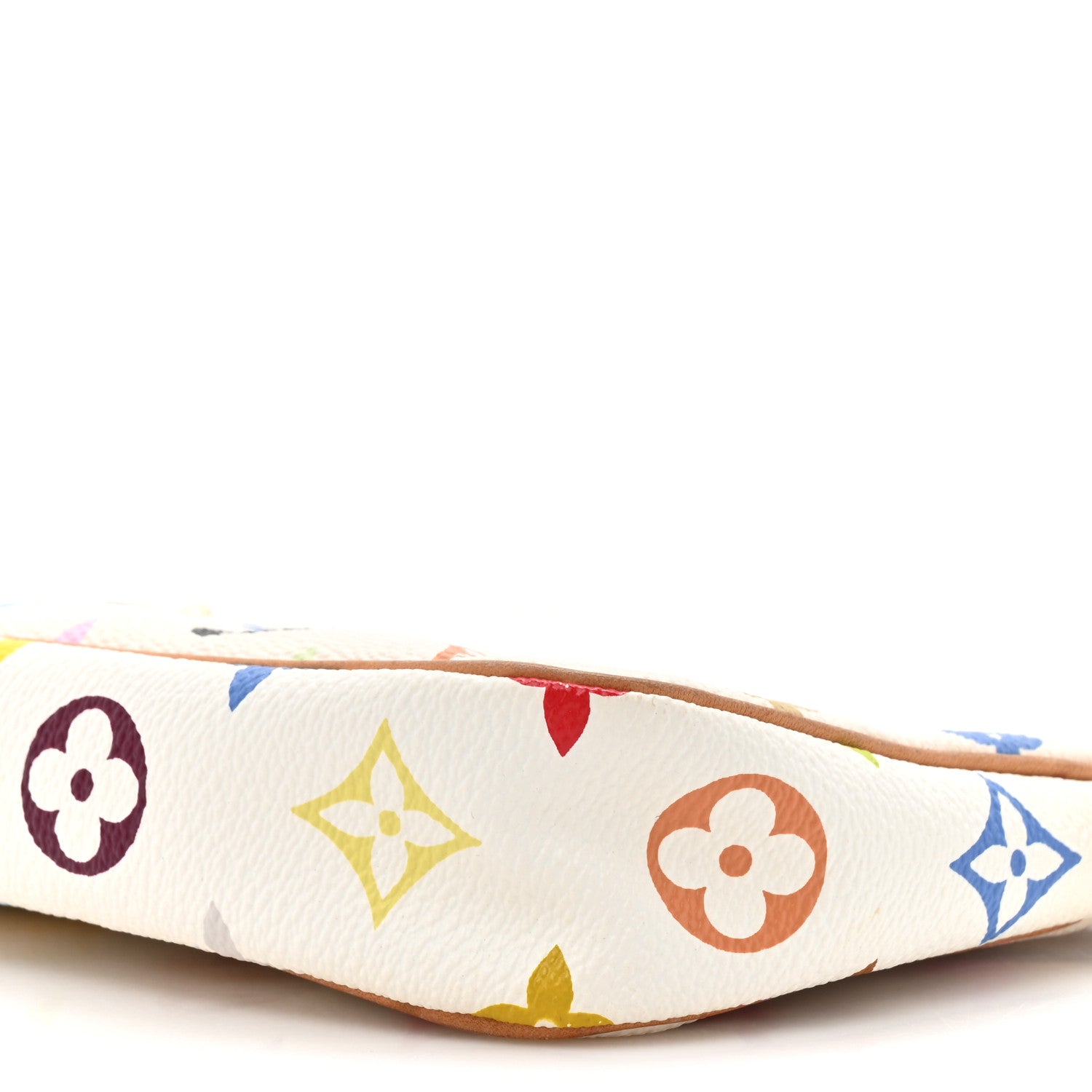 Louis Vuitton Monogram Multicolor Pochette Accessories White 9 of 12