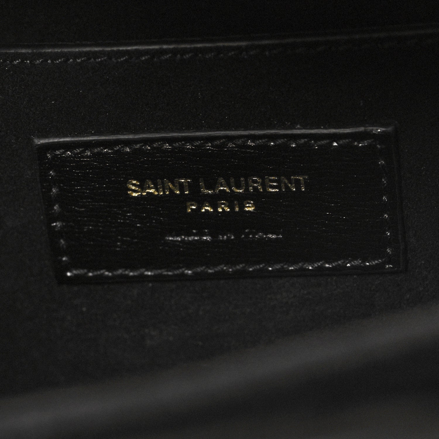 Saint Laurent Smooth Calfskin Suede Medium Bellechasse Black 6 of 10