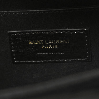 Saint Laurent Smooth Calfskin Suede Medium Bellechasse Black 6 of 10