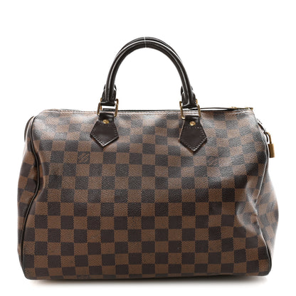Louis Vuitton Damier Ebene Speedy 30 1 of 9