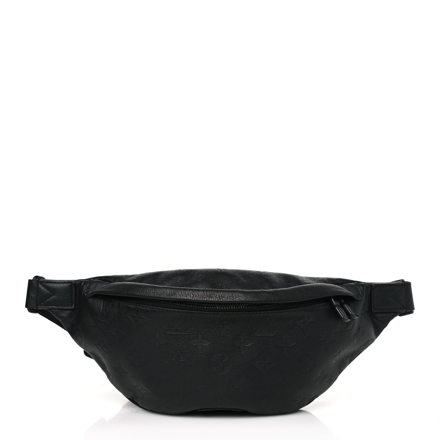 Louis Vuitton Calfskin Monogram Shadow Discovery Bumbag Black 1 of 8