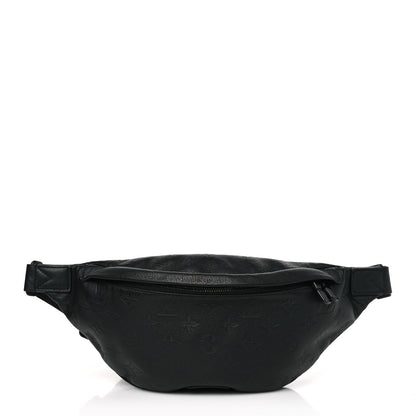 Louis Vuitton Calfskin Monogram Shadow Discovery Bumbag Black 1 of 8
