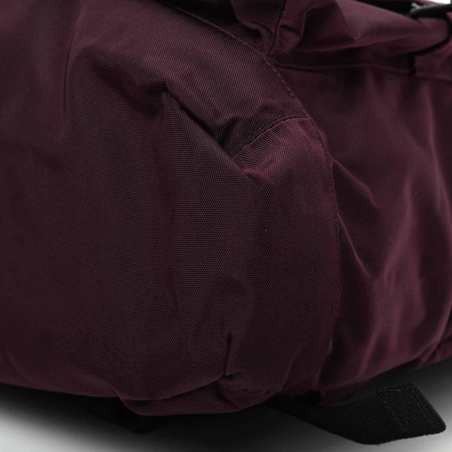 Balenciaga Nylon Canvas Explorer Backpack Bordeaux 9 of 9
