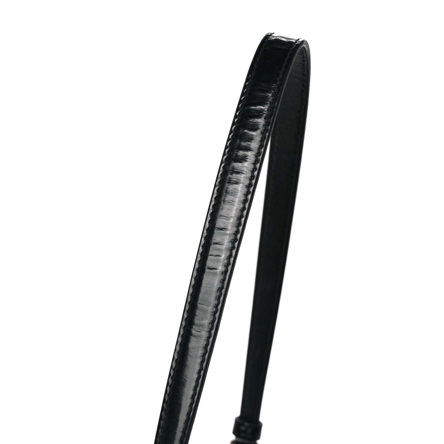 Spazzolato Cleo Flap Shoulder Bag Black