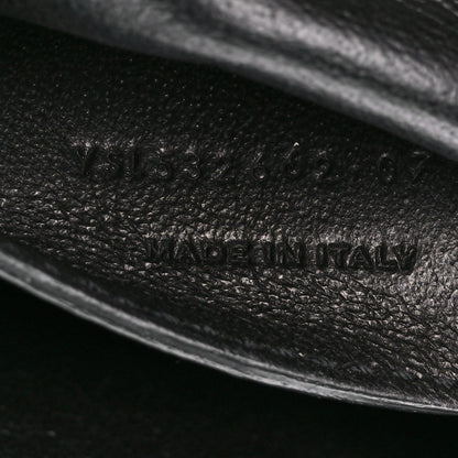 Saint Laurent Lambskin Matelasse Chevron Monogram Small Sulpice Bag Black 9 of 12
