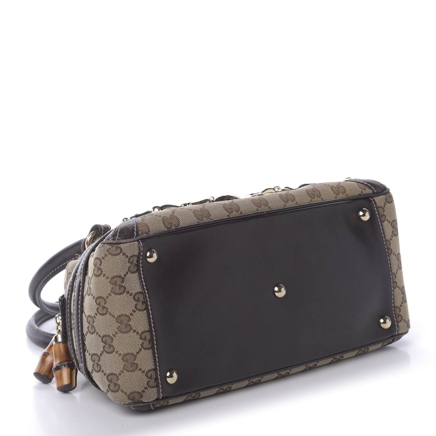 Gucci Monogram Medium Wave Boston Dark Brown 4 of 14