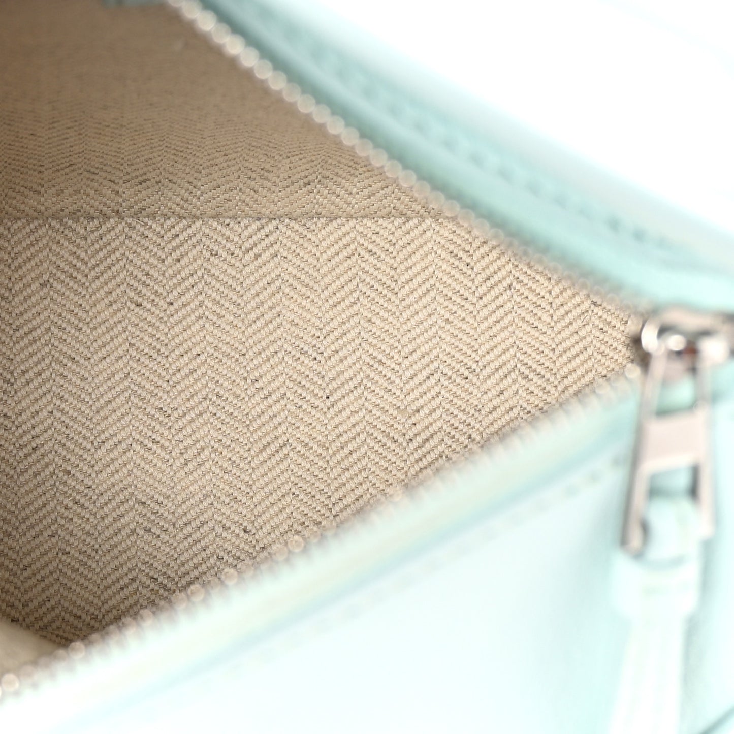 Calfskin Mini Puzzle Edge Bag Iceberg
