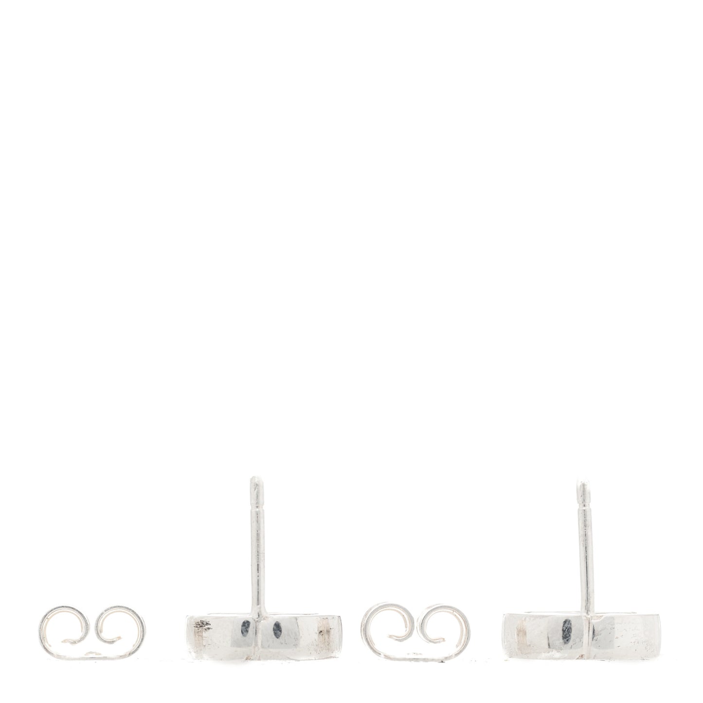 Sterling Silver Interlocking GG Stud Earrings