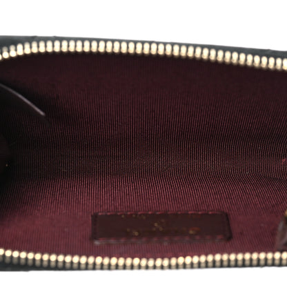 Chanel Lambskin Quilted Key Holder Case Black 5 of 8