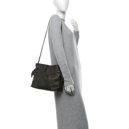 Loewe Nappa Medium Flamenco Knot Bag Dark Khaki 2 of 10