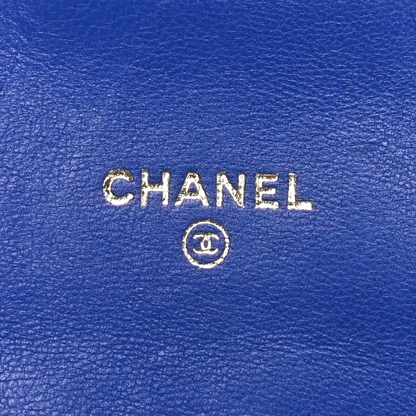 Lambskin Quilted Travel Wallet Royal Blue