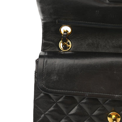 Chanel Lambskin Quilted Small Double Flap Black 11 of 13