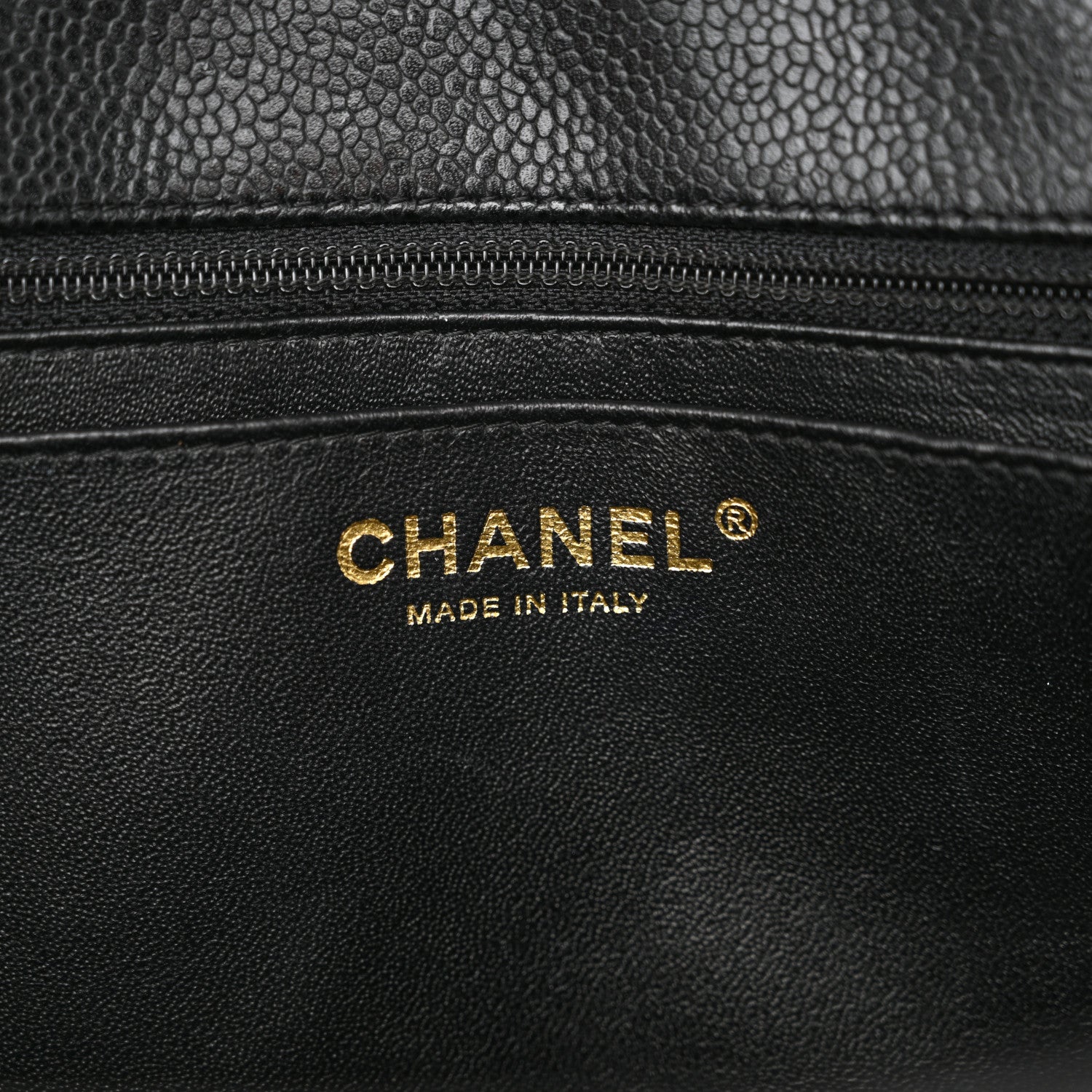 Chanel Caviar Quilted Jumbo Single Flap Black 6 of 13