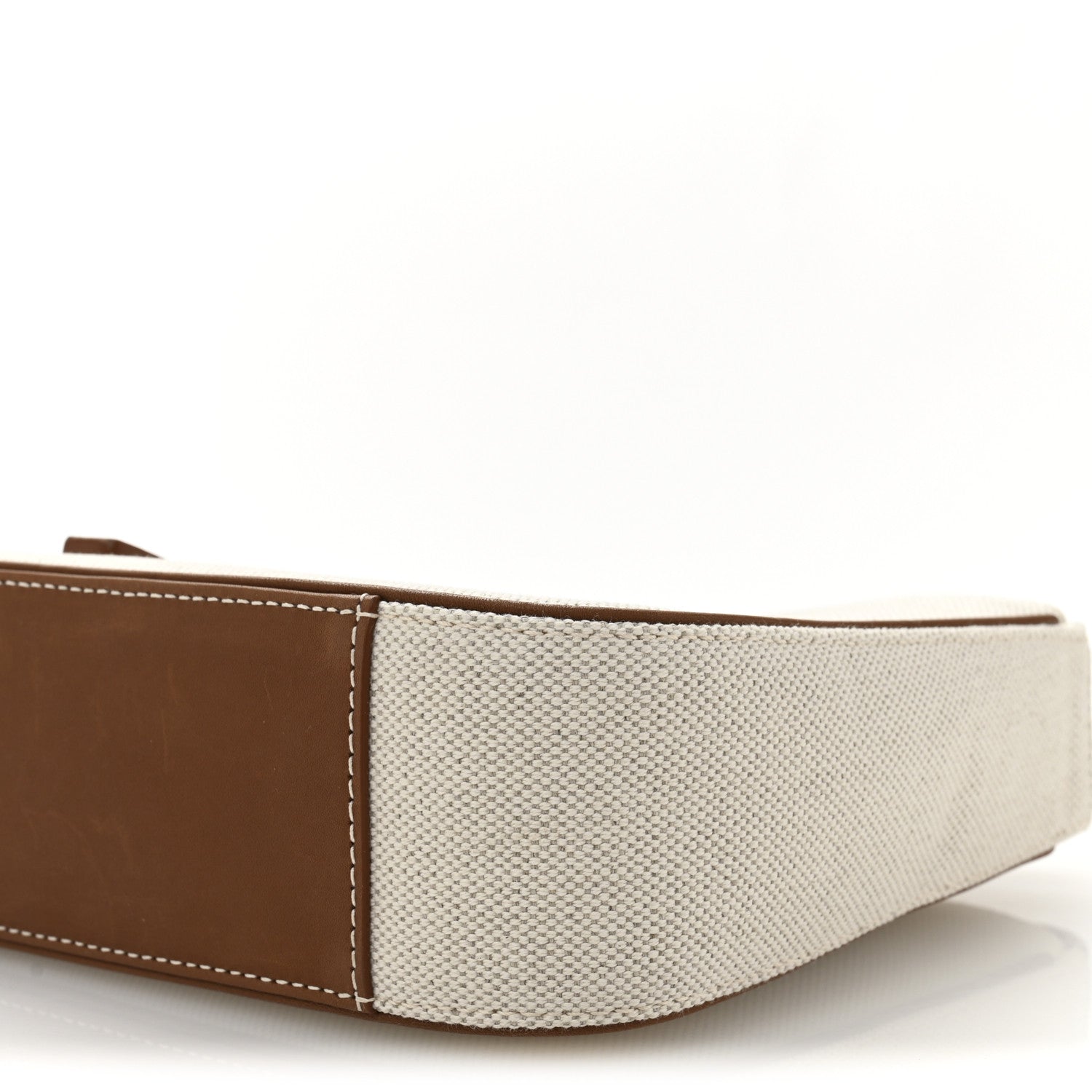 Saint Laurent Smooth Calfskin Canvas Le 5 A 7 Hobo New Senna Masoil White 10 of 12