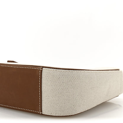 Saint Laurent Smooth Calfskin Canvas Le 5 A 7 Hobo New Senna Masoil White 10 of 12