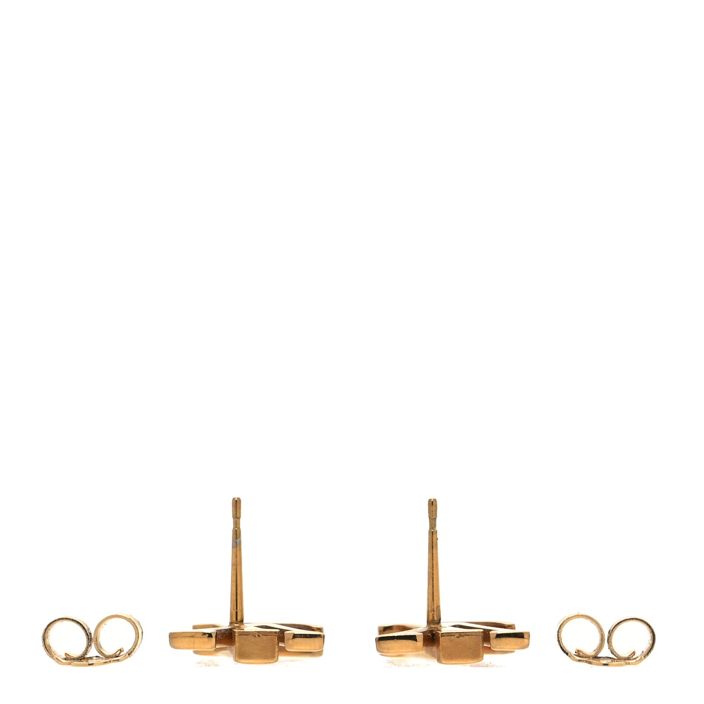 Metal LV Iconic Earrings Gold
