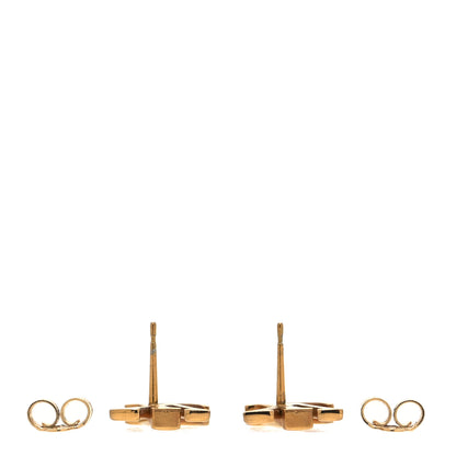 Louis Vuitton Metal LV Iconic Earrings Gold 3 of 5